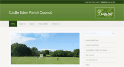 Desktop Screenshot of castleedenparishcouncil.gov.uk