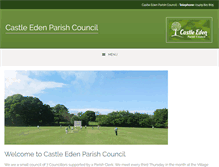 Tablet Screenshot of castleedenparishcouncil.gov.uk